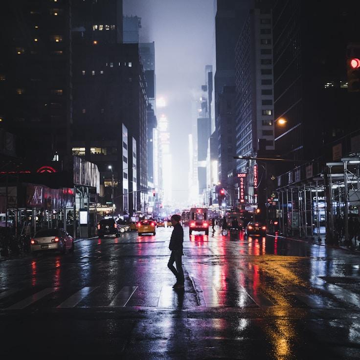 Sunset outdoors in United States